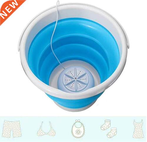 Mini Turbo Washing Machine With Foldable Tub Portable Perso
