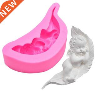 Cute Angel Baby Shape Silicone Fondant Mold Cake Decorating