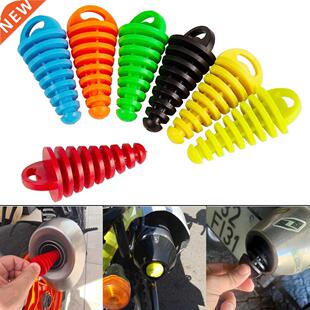 1PC Exhaust Pipe Plug Motorcycle Motocross Tailpipe Rubber