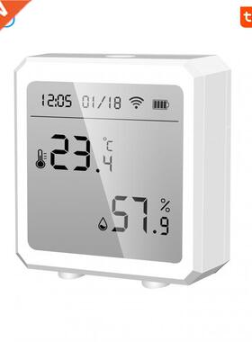 Tuya WIFI Temperature & Humidity Sensor Voice/Remote