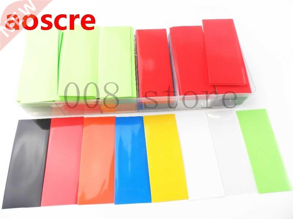 280pcs 74mm PVC Heat Shrink Tubing Tube Wrap Kit 8 Colors wi