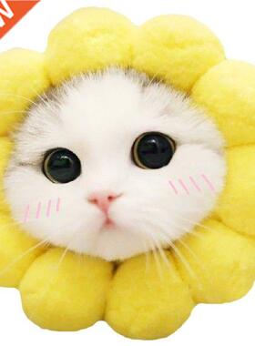 Cute Crtoon Sunflower Dogs Ct Hts Pet Decortion