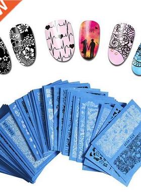 48 Sheets Random Style Water Transfer Nail Art Decals
