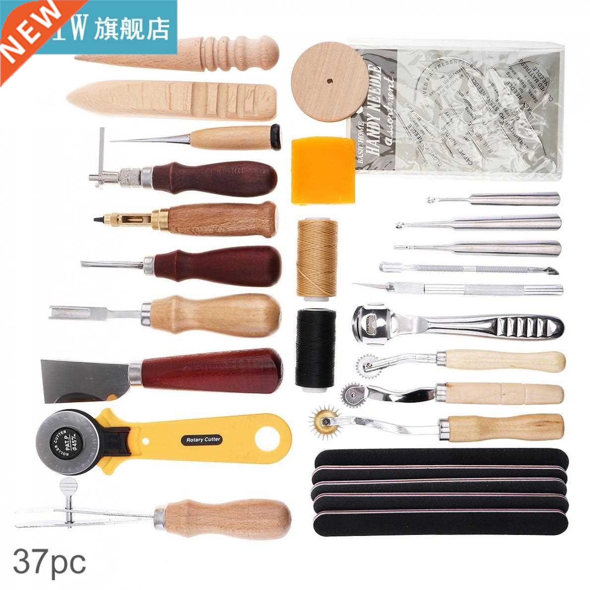 37pcs/lot  Leather Craft Handmade Sewing Stitching Punch