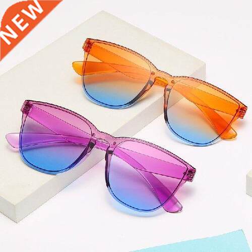 Fashion Women's Sunglasses Gradient Colorful Lens Classic