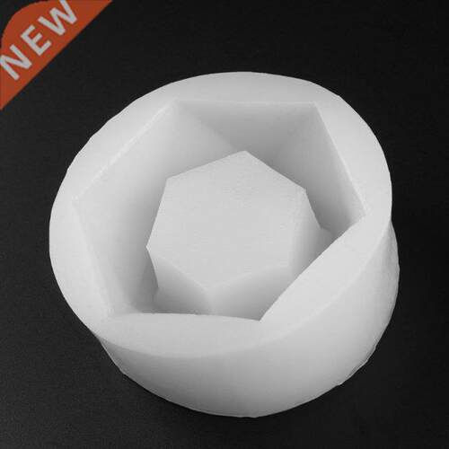 Handmade Geometric Hexagon Silicone Flower Pot Mold Succulen