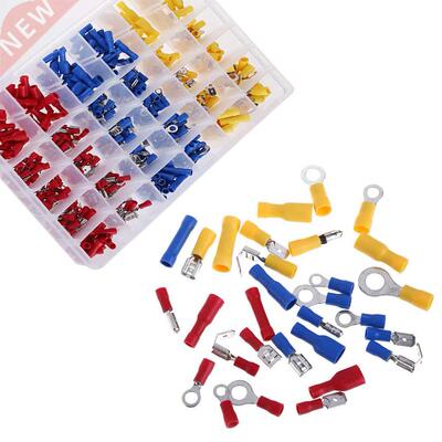 480Pcs Assorted Crimp Terminals Set Insulated Wire Connector