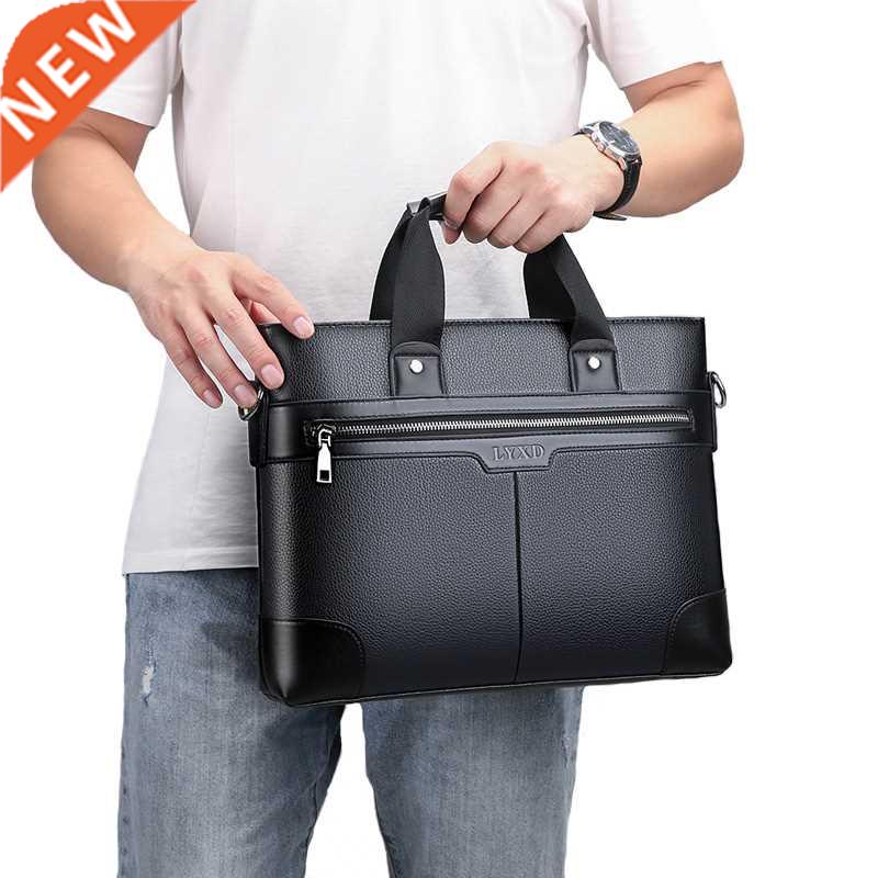 2022 Business bag Men's Briefcase PU Leather Shoulder bag Br