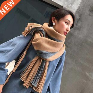 Winter Women Scarf thicke Casual Style Shawls Wraps Solid