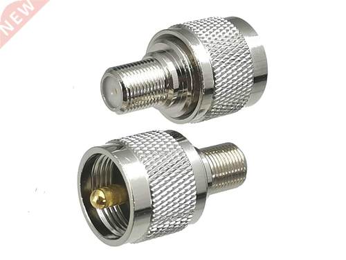 1pcs Connector Adapter UHF PL259 Male Plug to F TV Female Ja