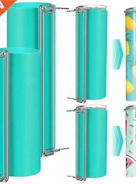 2 Pieces 15Oz and 20Oz Sublimation Mug Wrap Silicone Cup Cla