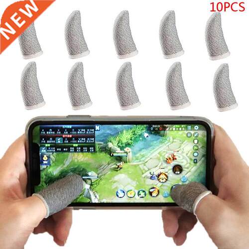 10Pcs Mobile Game Sweat-proof Fingers Gloves Touch Screen Th
