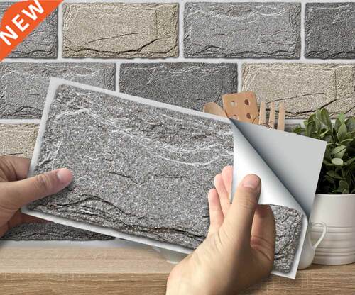 9PCS American 3D Marble PVC Wall Stickers Modern Decoration