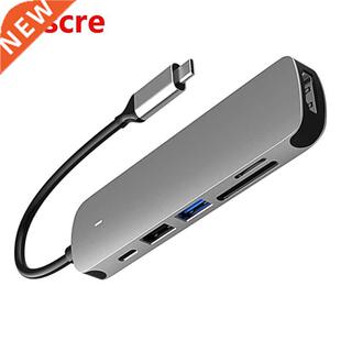 USB C HUB Type C Docking Station 6-In-1 USB 3.0+HDMI-Compati