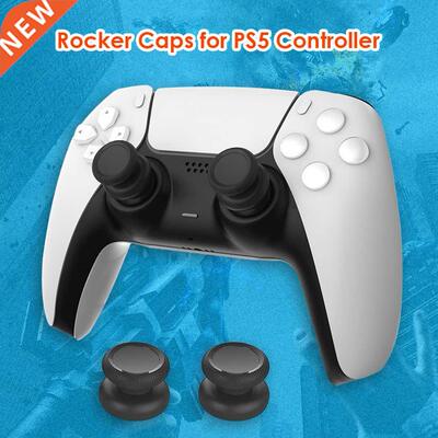 2pcs Thumb Grip Caps for PlayStation 5 PS5 Controller Antisl