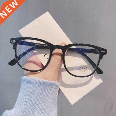 Gafas redondas de plástico para hombre y mujer, lente