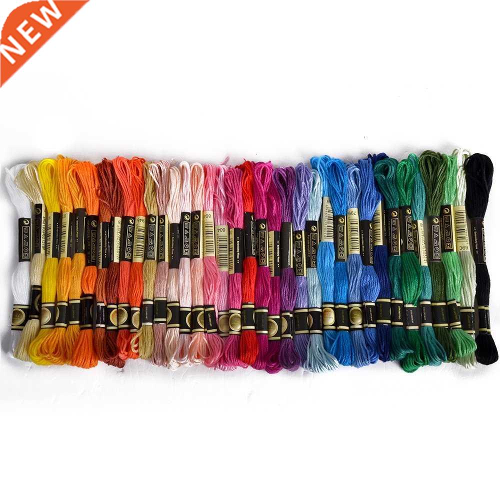 36 skeins of thread Multicolored For Embroidery Cross
