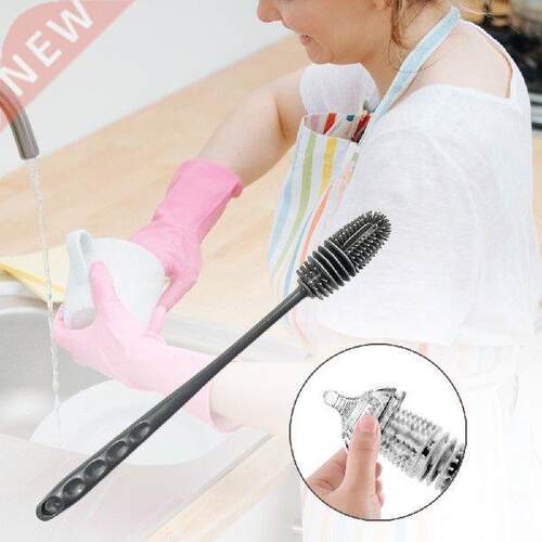 Silicone Cup Brush Cup Scrubber Glass Cleaner Kitchen