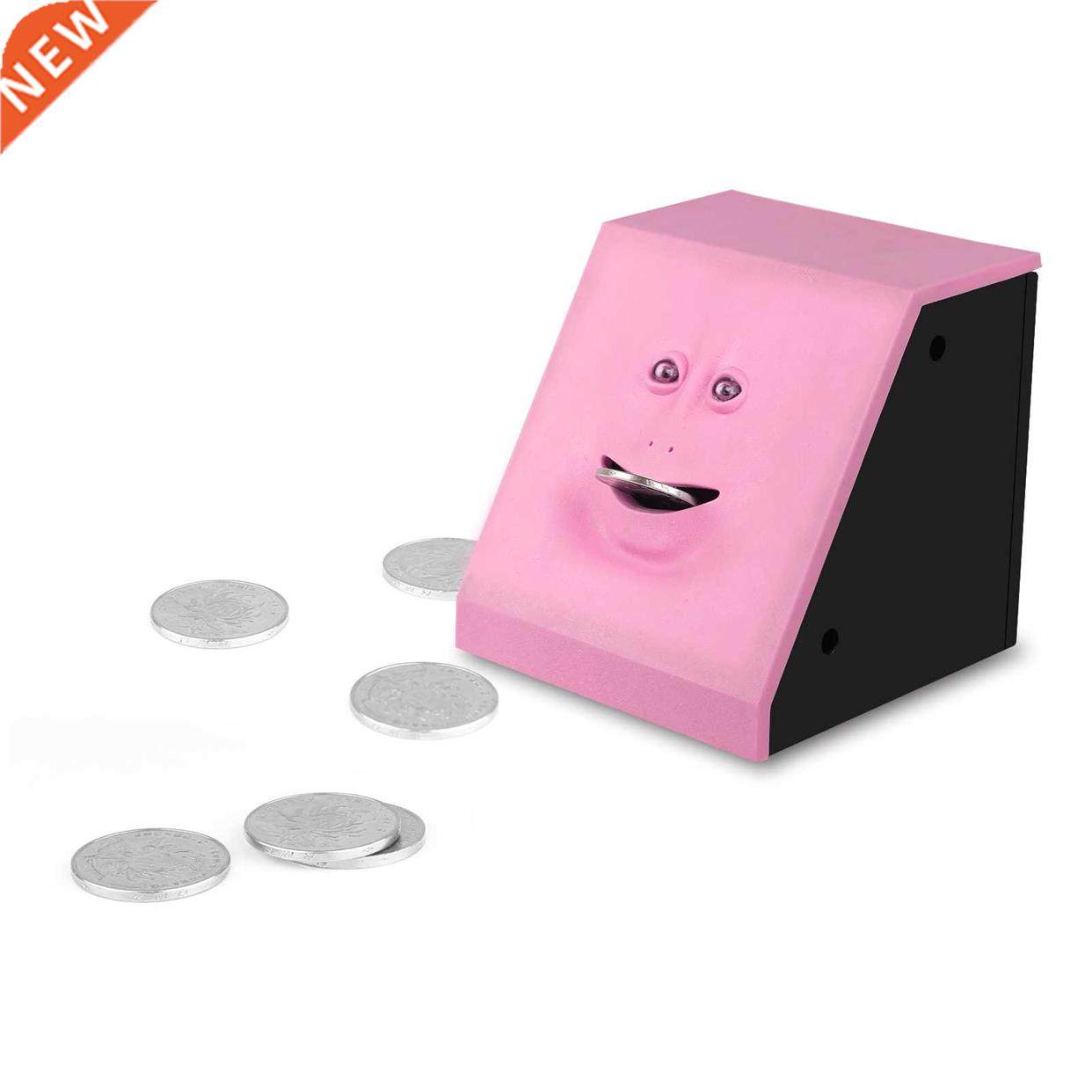 Face Money Eating Box Piggy Bank Cat Saving Box Coins Box