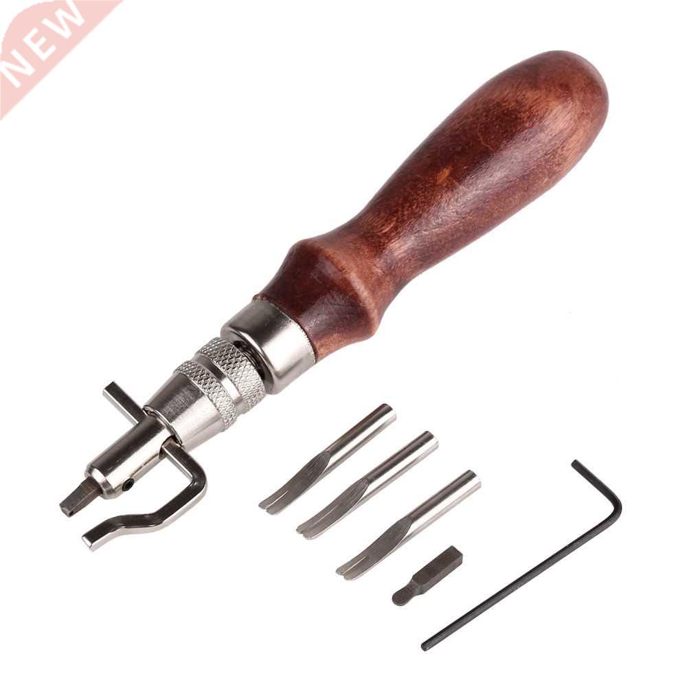 5 In 1 Leathercraft Stitching Leather Groover Edger Beveler