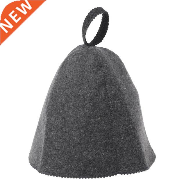 Wool Felt Sauna Hat Anti Heat Russian Banya Cap For Bath Hou