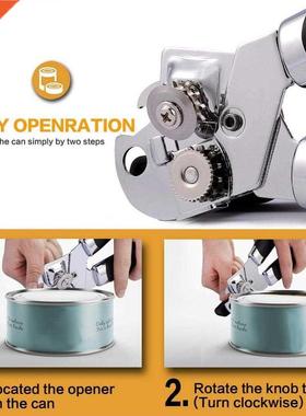 3-in-1 Manual Can Opener Tin Jar Beer Bottle Remover Cutter