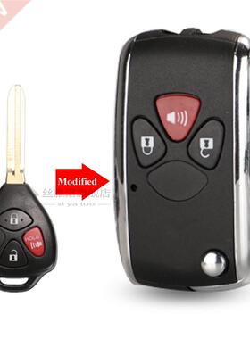 jinyuqin 2//4 Buttons pdated Flip Remote Key Case Toyota A