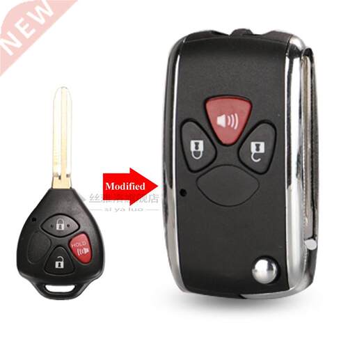 jinyuqin 2//4 Buttons pdated Flip Remote Key Case Toyota A