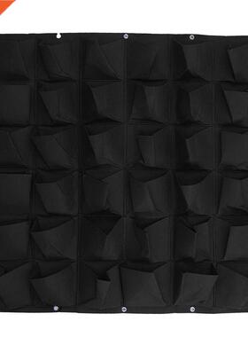 36-Pocket Wall-mounted Non-woven Planter Hanging Planting