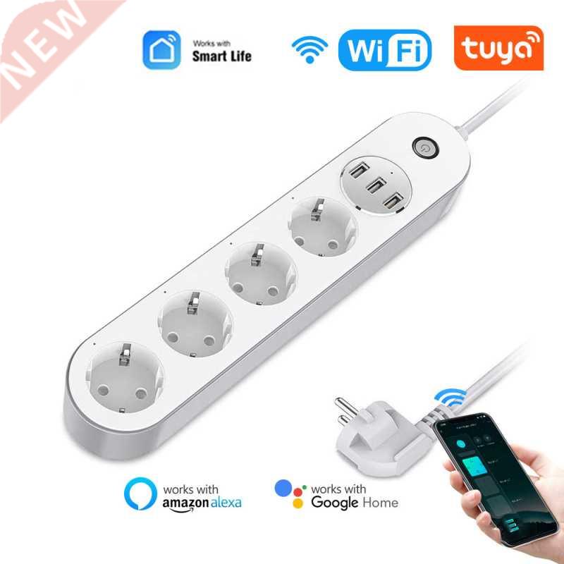 Wifi Smart Power Strip Surge Protector 4 EU Plug Outlets