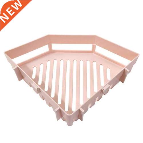 Suction Wall Triangular Shower Caddy Shelf Bathroom Corner