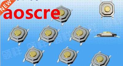 100x Tactile Push Button Switch Momentary Tact 4x4x1.5mm 4pi