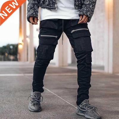 2021 Men Cargo pants Muscle Fitness Brothers Running Pants M