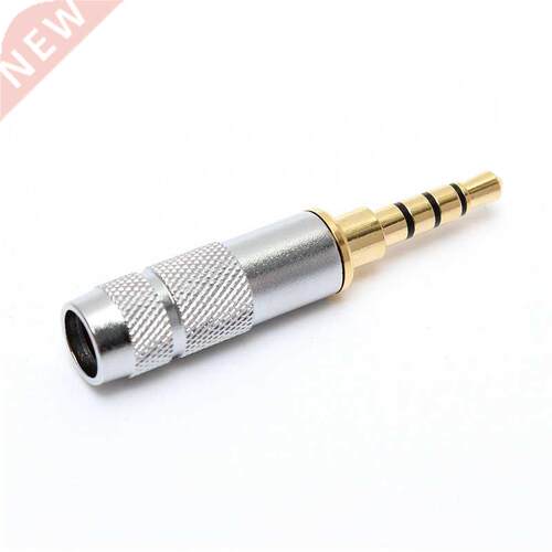 Best Gold .5mm Stereo 4 Pole Headphone Jack Audio Solders V