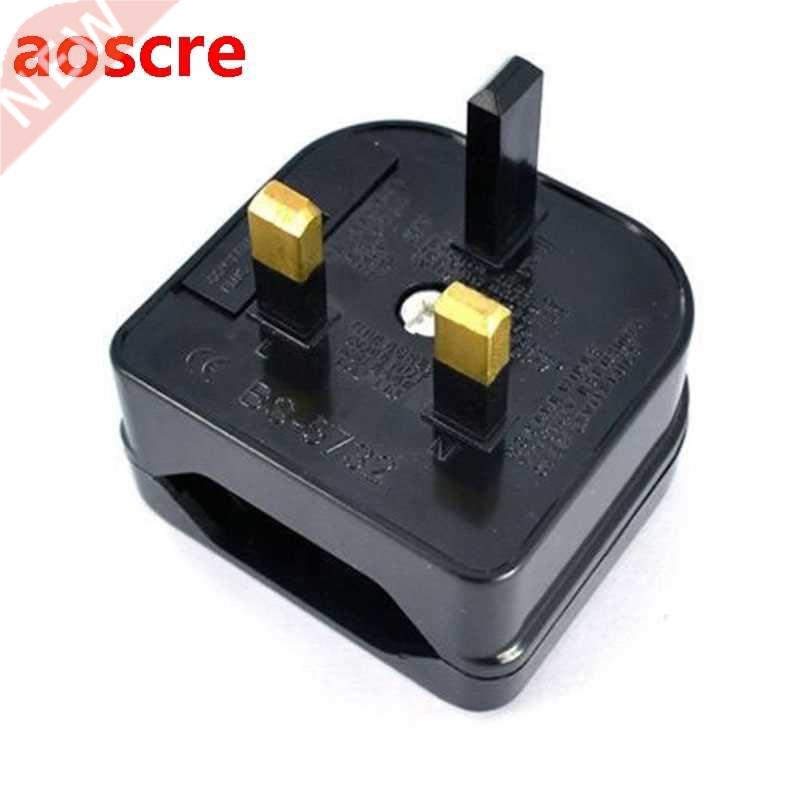 European Euro EU 2 Pin to UK Pin Plug Adapter Power Socket