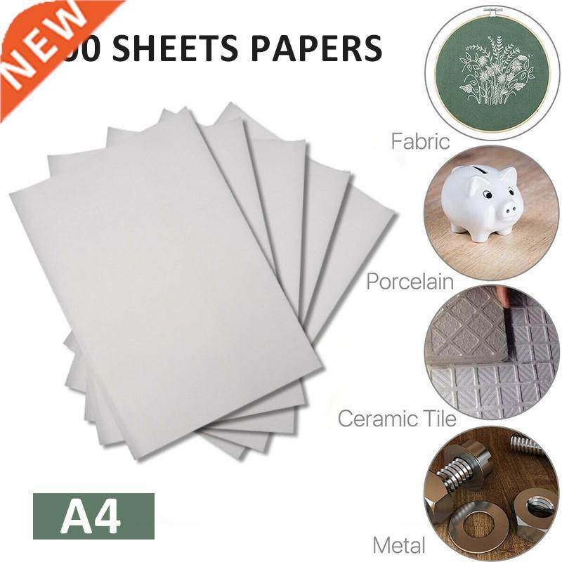 100Pcs A4 Carbon Transfer Graphite Paper Tracing Reusable Tr