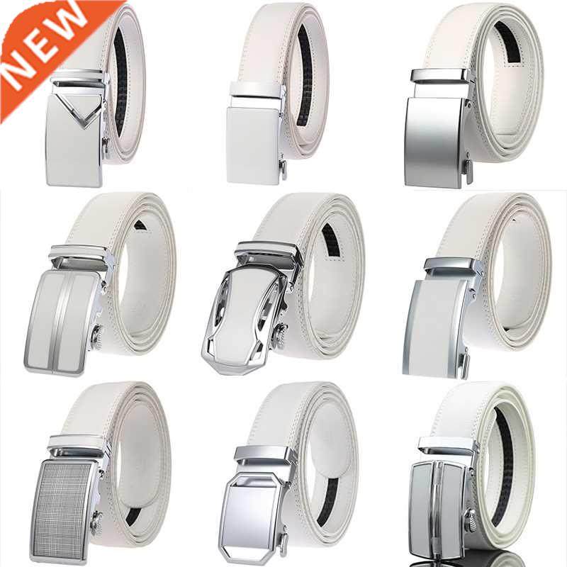 CETIRI 130cm 140cm 150cm 160cm Plus Size Long Belt White Men