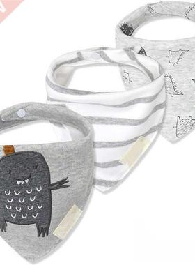 pcs Organic Cotton Baby Scarf Muslin Burp Cloth Bandana Bib