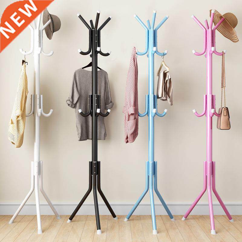 Coat Stand Rack 9/12 Hooks Metal Assembled Hangers Hat Coat
