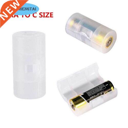 10Pcs AA To D Sze Battery Adapter Converter Storage Box