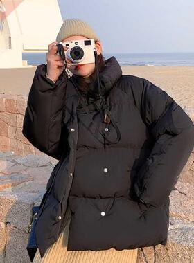 2021 Down Jacket Women Parka Coat Fashion Basic Cotton Down