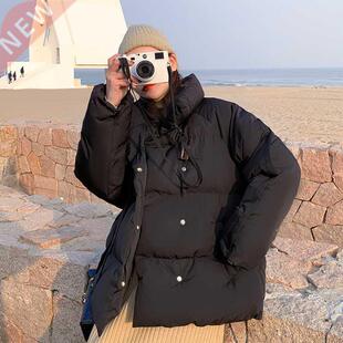 2021 Down Jacket Women Parka Coat Fashion Basic Cotton Down