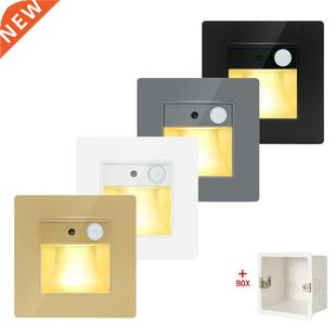 LED Nig Lamp Sensor Intelligent Wall Lig Recessed Contro