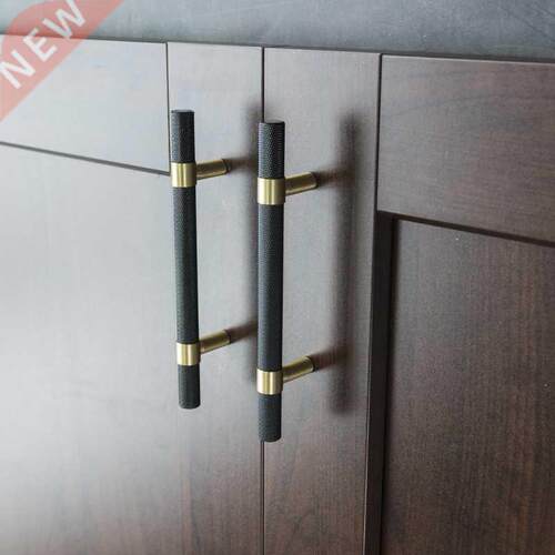 Brass grid Nordic modern minimalist furniture hardware cabin