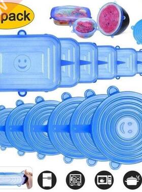 Dreamburgh 12pcs Silicone Stretch Lids Silicone Food Wrap Bo