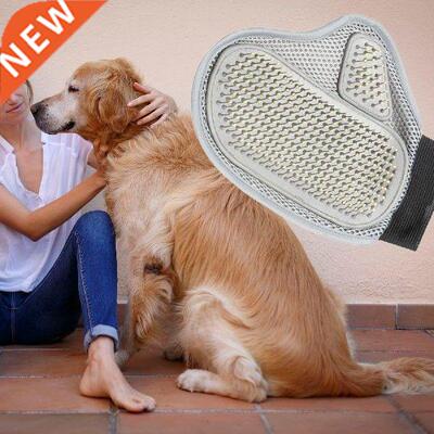Silicone Pet Hair Comb Bath Brush Glove Gentle Efficient