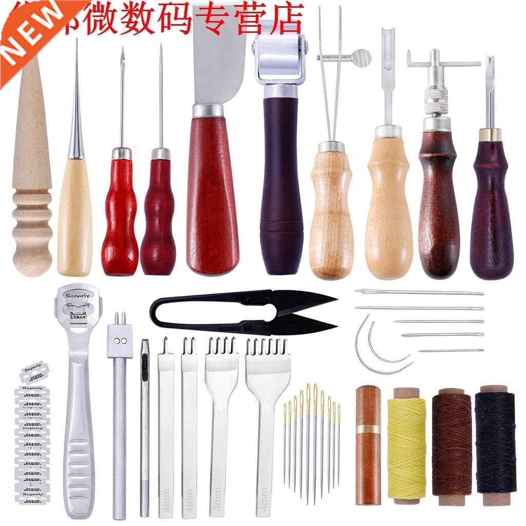 Professional Handmade Sewing Leather Craft Tools Kit Punch S