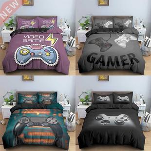 Teens Video Games Comforter Duvet Cover Set King Size Gamepa