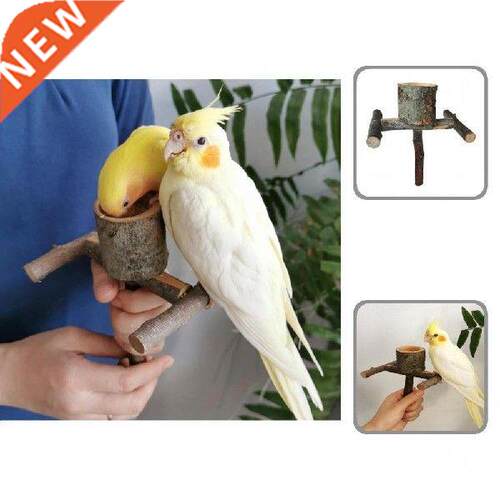 Stainless Steel Birds Parrot Feeder Round Bird Parrot