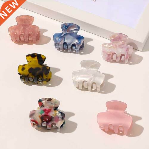 Hair Claw Clips Barrette Clamp Jelly Colors Acrylic tail Cra